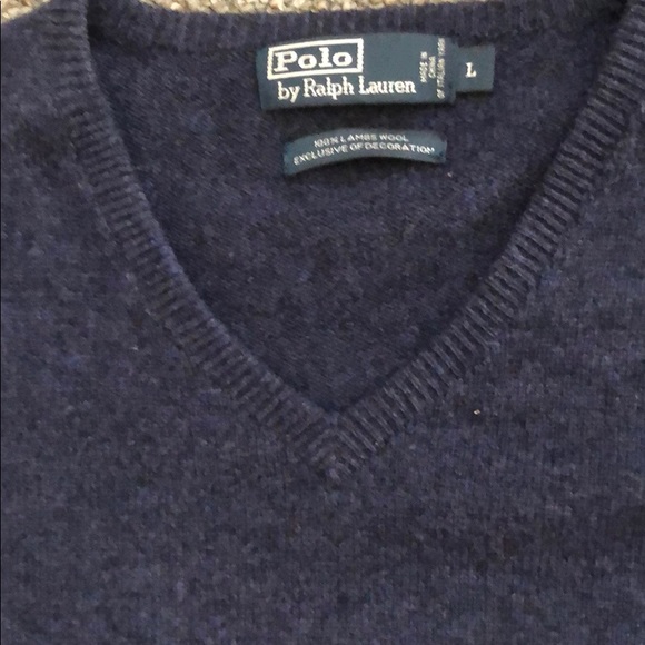 Used men’s sweaters polo by Ralph Lauren size L - Picture 6 of 9